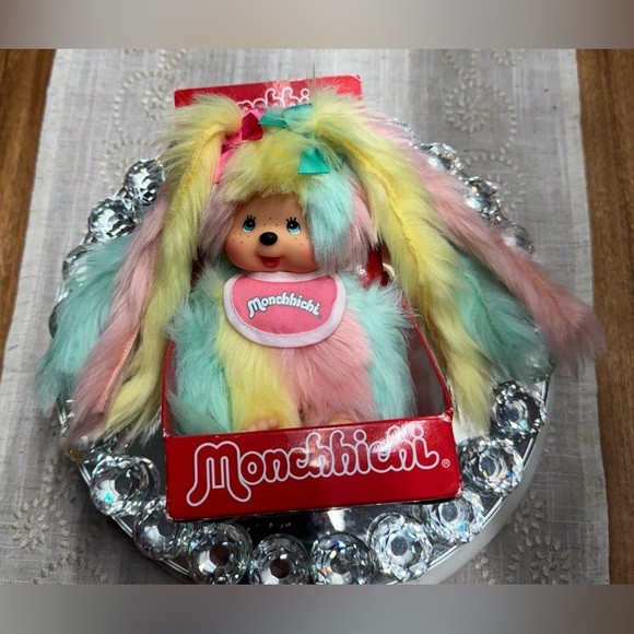 AM I MONCHHICHI? RARE NEW IN BOX LONG HAIRED PASTEL GIRL MONKEY 100% AUTHENTIC - Picture 3 of 11